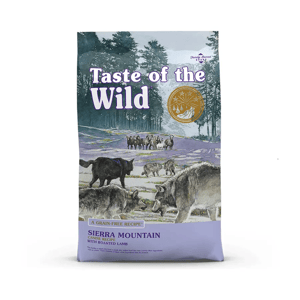 Taste Taste of the Wild Sierra Mountain Canine Recipe with Roasted Lamb 12.2kg 2kg 正面圖