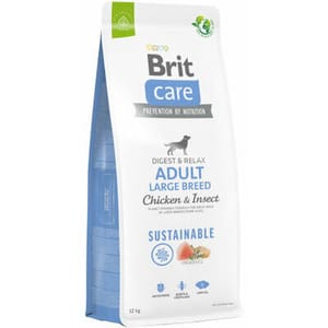 Brit Care Anjing Berkekalan Dewasa Baka Besar Ayam & Serangga Dog Dry Food Brit Care
