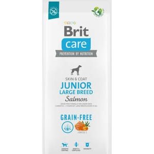 Brit Care Anjing Tanpa Bijirin Junior Baka Besar Salmon Dog Dry Food Brit Care