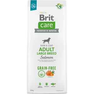 Brit Care Anjing Tanpa Bijirin Dewasa Baka Besar Salmon Dog Dry Food Brit Care