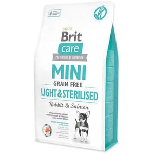 Brit Care Mini Tanpa Bijirin Ringan & Disterilkan Dog Dry Food Brit Care