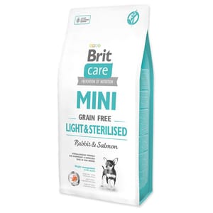 Brit Care Mini Tanpa Bijirin Ringan & Disterilkan Dog Dry Food Brit Care