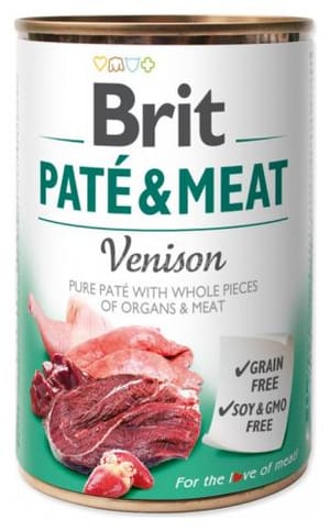 Brit Paté & Daging RUSA Dog Wet Food Brit