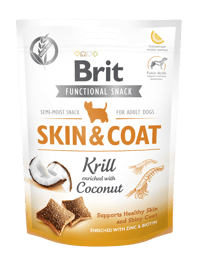 Brit Care Makanan Ringan Fungsional untuk Kulit & Bulu Anjing Dog Treats Brit Care
