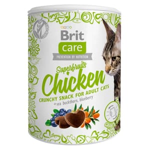 Brit Care Snak Kucing Superfruits Ayam 100g Cat Treats Brit Care