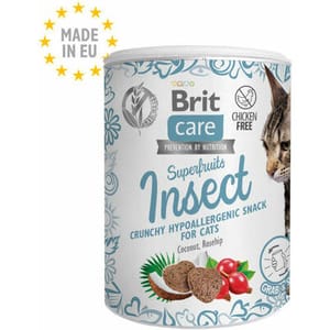 Brit Care Kucing Snack Superfruits Serangga 100g Cat Treats Brit Care