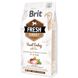 Brit Fresh Turkey with Pea Light Fit & Slim 12kg Dog Dry Food Brit Fresh