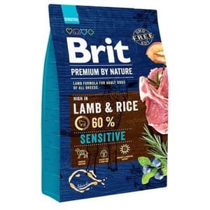 Brit Premium by Nature Sensitive Lamb 3kg Dog Dry Food Brit Premium by Nature