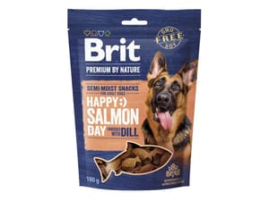 Brit Premium by Nature Anjing Happy Salmon Day 180g Dog Wet Food Brit Premium by Nature