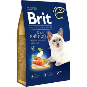 Brit Premium by Nature Kucing Dewasa Salmon 8kg Cat Dry Food Brit Premium by Nature