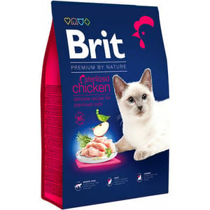 Brit Premium by Nature Kucing Sterilisasi Ayam 1.5kg Cat Dry Food Brit Premium by Nature