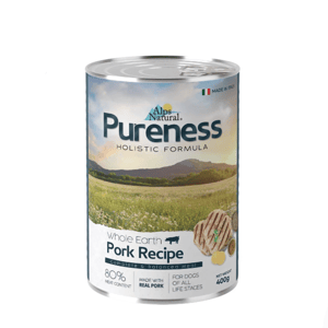 Alps Alps Natural Pureness Pork Canned Dog Food 400g 400g  正面圖