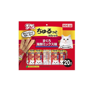 CIAO CIAO Churutto Stick Maguro with Scallop Formula Cat Treats 20x7g 7g  正面圖