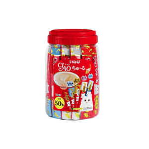 CIAO CIAO Churu Tuna Variety Flavor Wet Cat Treats 50x14g 14g  正面圖