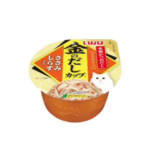 Ciao Ciao Cat Golden Cup Chicken Fillet in Gravy Topping Shirasu 70g 70g  正面圖
