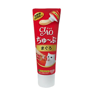 Ciao Ciao Churu Tube Tuna Maguro Grain-Free Liquid Cat Treat 80g 80g  正面圖