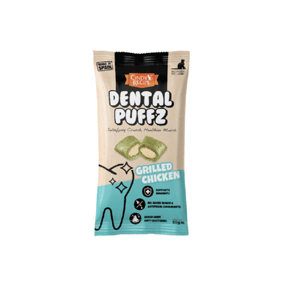 Cindy's Cindy's Recipe Dental Puffz Grilled Chicken 60g Cat Treat 60g 正面圖