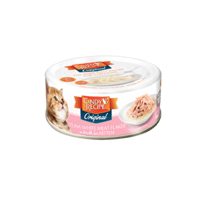 Cindy's Cindy's Recipe Original Tuna Flakes Kitten Wet Canned Cat Food 70g 70g  正面圖