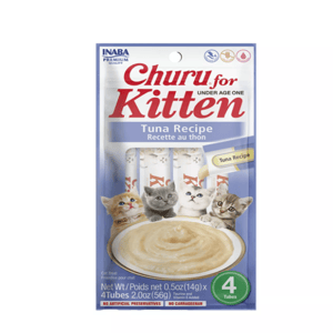 Inaba Inaba Kitten Treat Churu Puree Tuna 56g 56g  正面圖