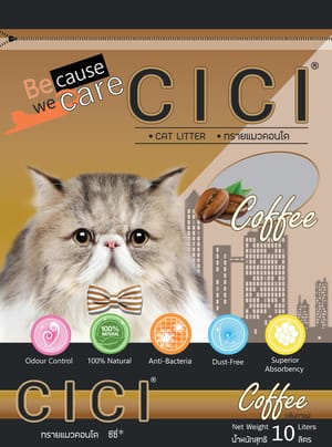 CICI PASIR KUCING 10L (KOPI) Cat litter CICI