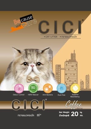CICI PASIR KUCING 20KG (KOPI) Cat litter CICI