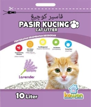 KAWAN PASIR KUCING 10L (LAVENDER) Cat litter KAWAN
