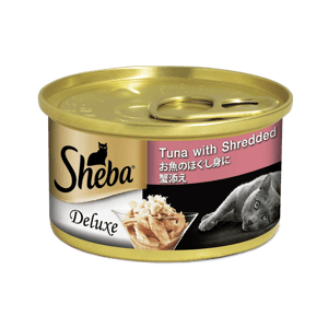 SHEBA 85G TUNA SHREDDED CRAB Cat Wet Food SHEBA