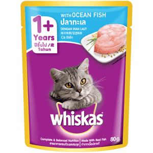 WKAS POUCH 80G OCEANFISH Cat Wet Food WKAS