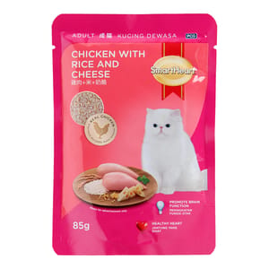 SH CAT POUCH 85G CHICKEN RICE CHEESE Cat Wet Food SH