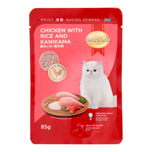 SH CAT POUCH 85G CHICKEN RICE KANIKAMA Cat Wet Food SH