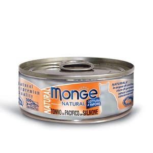 Monge Monge Natural Tuna With Salmon 80g 80g  正面圖
