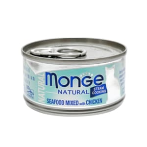 Monge Monge Natural Seafood Mixed With Chicken 80g 80g  正面圖