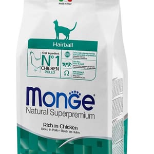 Monge Monge Cat Dry Food Hairball 1.5kg 5kg  正面圖