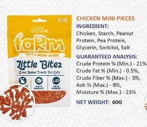 Cindy & Friends Makanan Kucing Little Bitez Siri Ladang Halia Mini 60g (CNF-LB102) Cat Treats Cindy & Friends