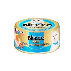 NEKKO NEKKO GOLD TUNA CREAMY WITH SALMON  85g 85g  正面圖