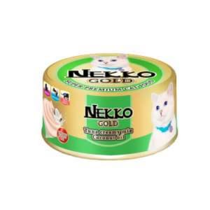 NEKKO NEKKO GOLD TUNA CREAMY MIX COCONUT OIL  85g 85g  正面圖