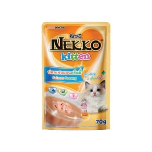 NEKKO NEKKO KITTEN SALMON CREAMY 70g 70g  正面圖