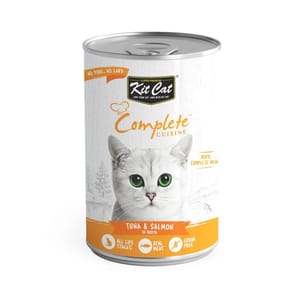 Kit Kit Cat Complete Cuisine Tuna & Salmon in Broth 150g 150g 正面圖