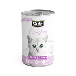 Kit Kit Cat Complete Cuisine Chicken & Skipjack In Broth 150g 150g 正面圖