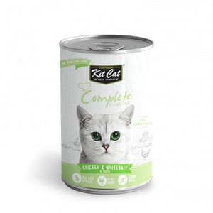 Kit Kit Cat Complete Cuisine Chicken & Whitebait in Broth 150g 150g 正面圖