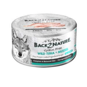 BACK2NATURE BACK2NATURE GRAIN FREE WILD TUNA + MUSSEL 95g 95g  正面圖