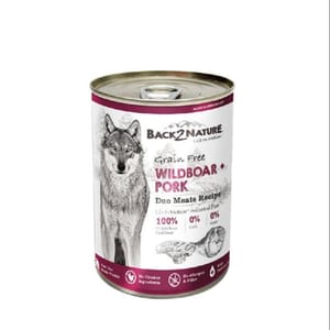 (B2N-W151) Back2Nature Grain Free Wildboar + Pork Duo Meats Recip 395g 395g  正面圖