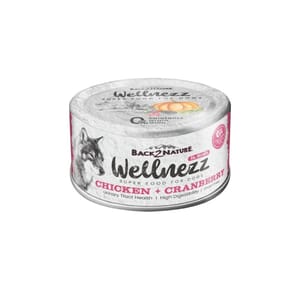 BACK2NATURE BACK2NATURE WELLNEZZ CHICKEN + CRANBERRY 95g 95g  正面圖