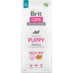 Brit Care Anak Anjing Tanpa Bijirin Salmon Dog Dry Food Brit Care