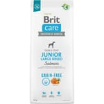 Brit Care Anjing Tanpa Bijirin Junior Baka Besar Salmon Dog Dry Food Brit Care