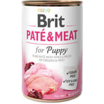 Brit Paté & Daging untuk ANAK ANJING Dog Wet Food Brit