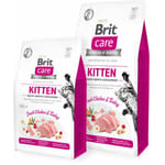 Brit Care Kucing Tanpa Bijirin Anak Kucing Pertumbuhan & Perkembangan Sihat 7kg Cat Dry Food Brit Care