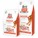 Brit Care Kucing Tanpa Bijirin Dalam Rumah Anti-Stres 400g Cat Dry Food Brit Care
