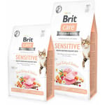 Brit Care Kucing GF Sensitive Penghadaman Sihat & Rasa Lembut (Kalkun & Salmon Segar) 2 kg Cat Dry Food Brit Care