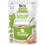 Brit Care Sup Kucing dengan Turki 75g Cat Wet Food Brit Care